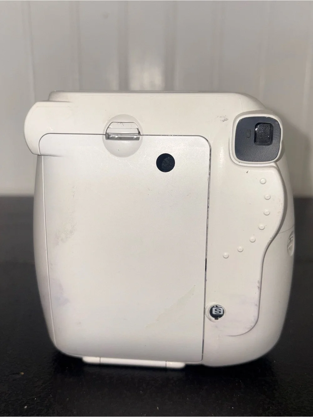 TESTED WORKS Fujifilm Instax Mini 9 Instant Film Camera - Smokey White